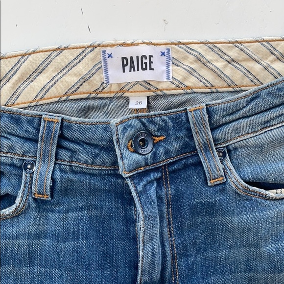 PAIGE Carter slim, Amanda Destructed jeans - Picture 6 of 11